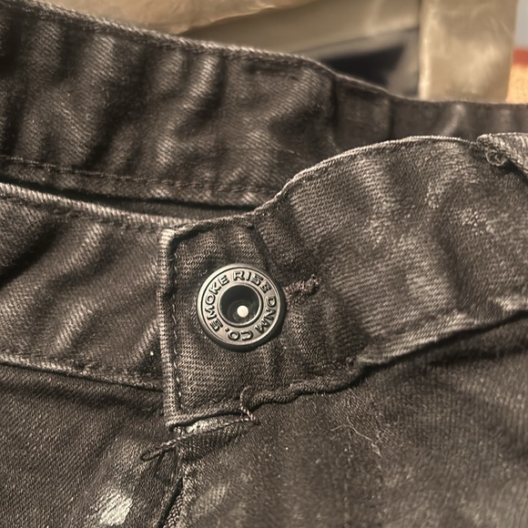 Y2K SMOKE RISE Men’s Jeans w/ distressing & paint splatter size38/32 - Picture 9 of 9